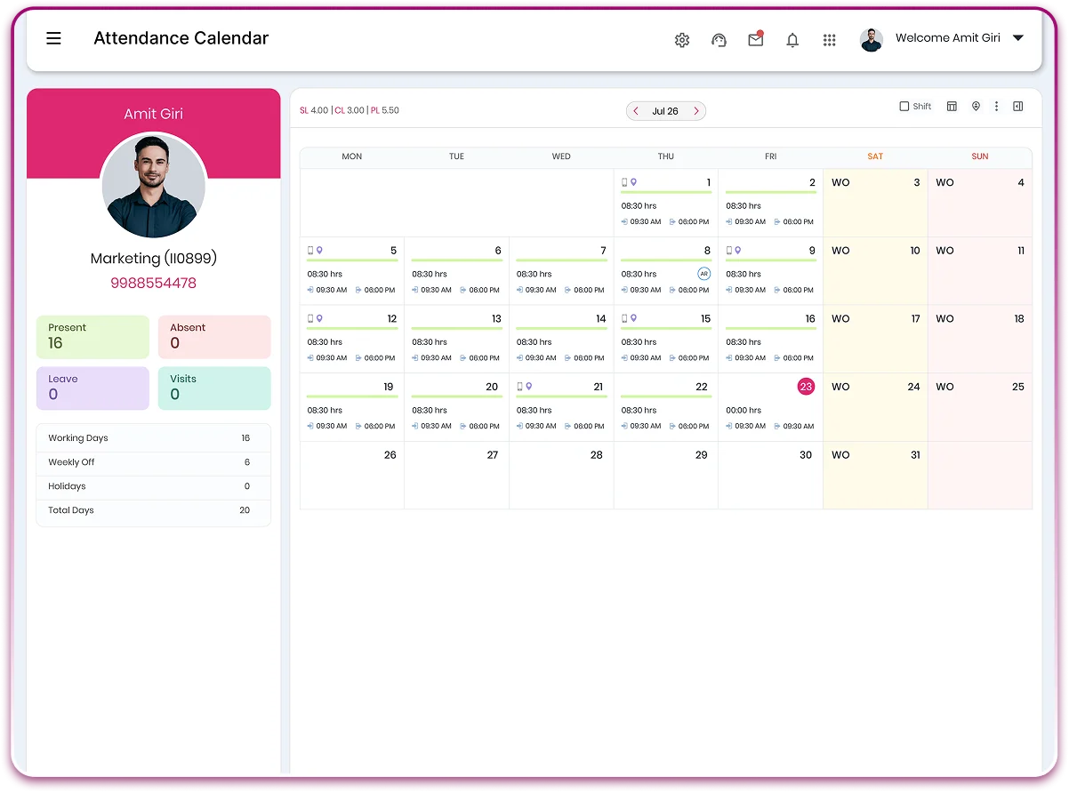 Attendance Management