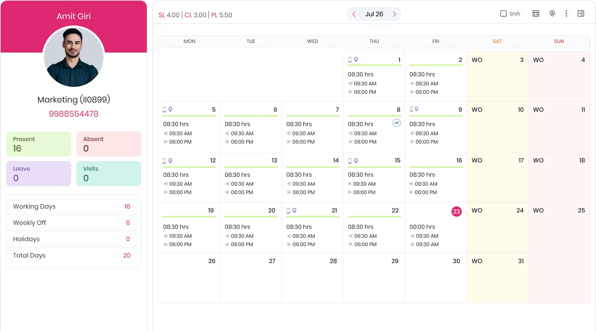 Calendars