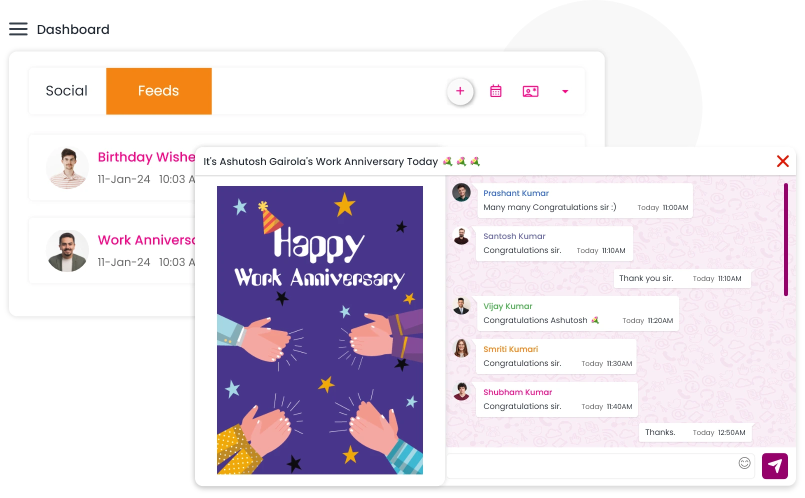 Qkrhr employee engagement platform to Keep your employees informed and engaged