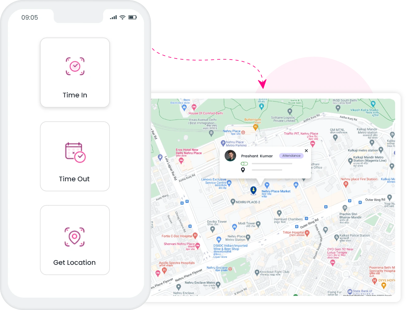 Live Team Location