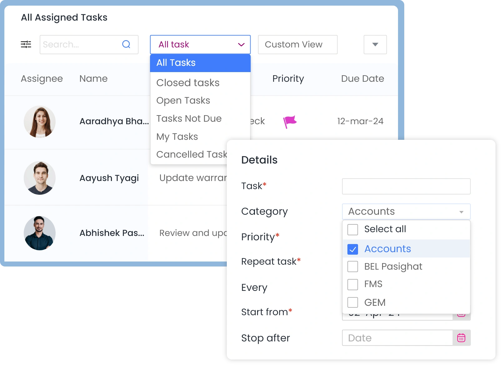Smart Categorization & Filtering