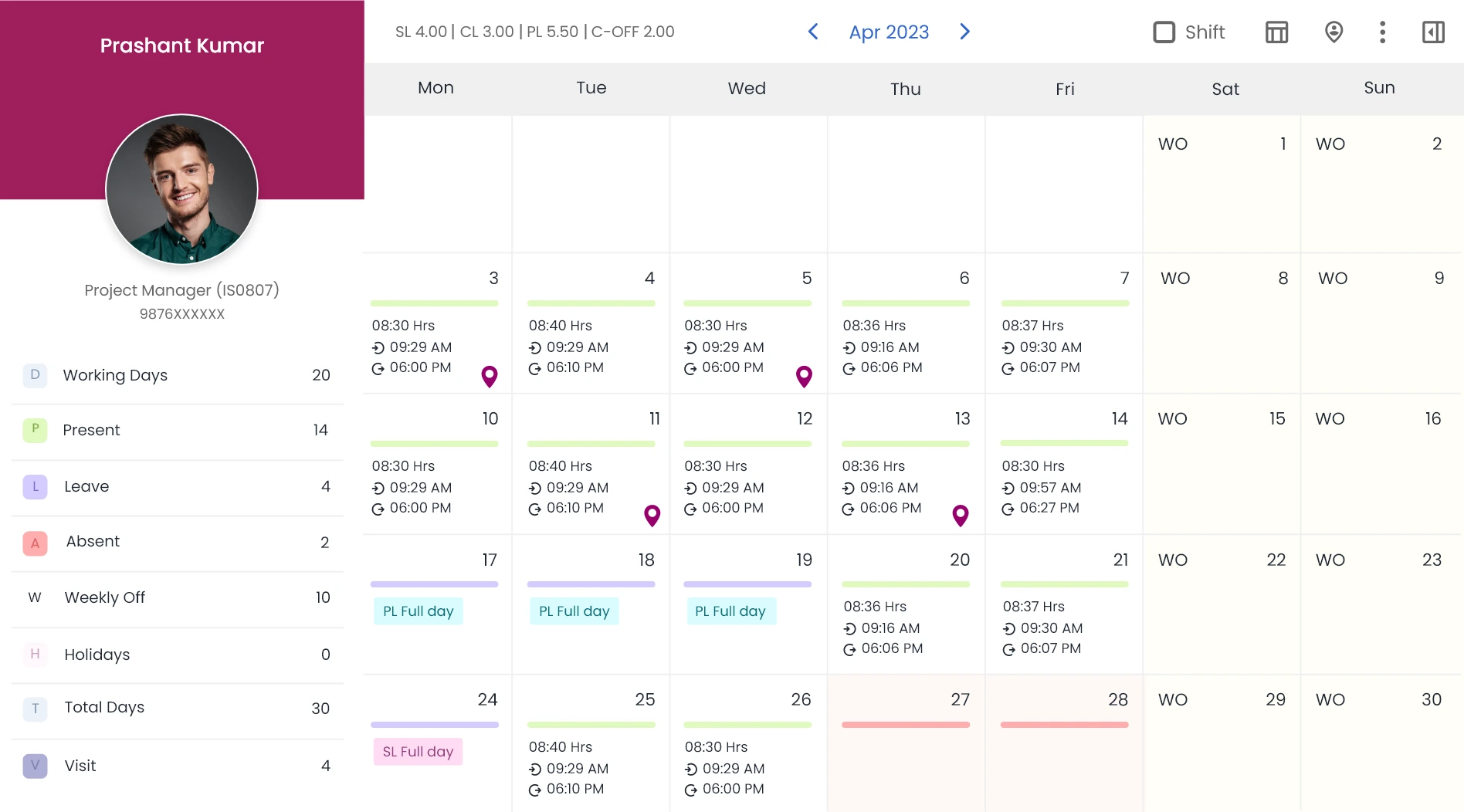 Calendars